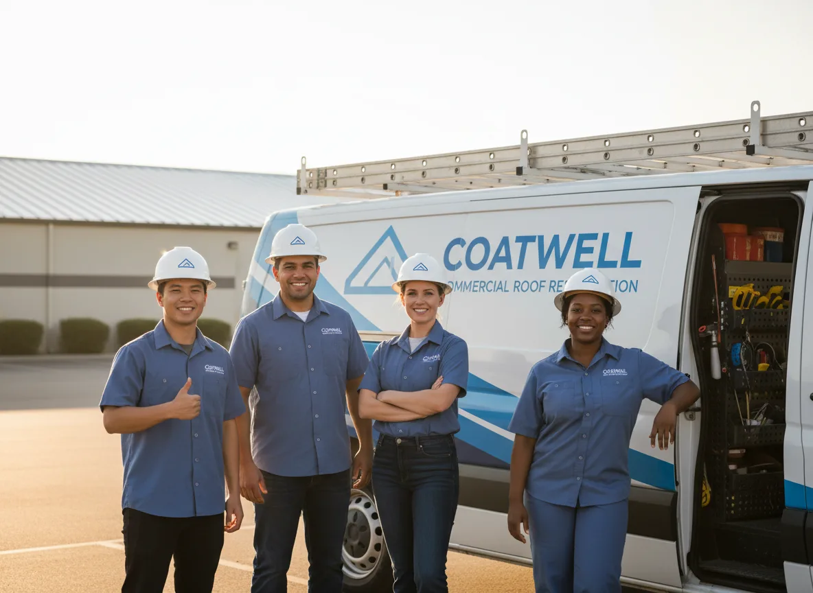 Commercial roof coating company in Omar, WV